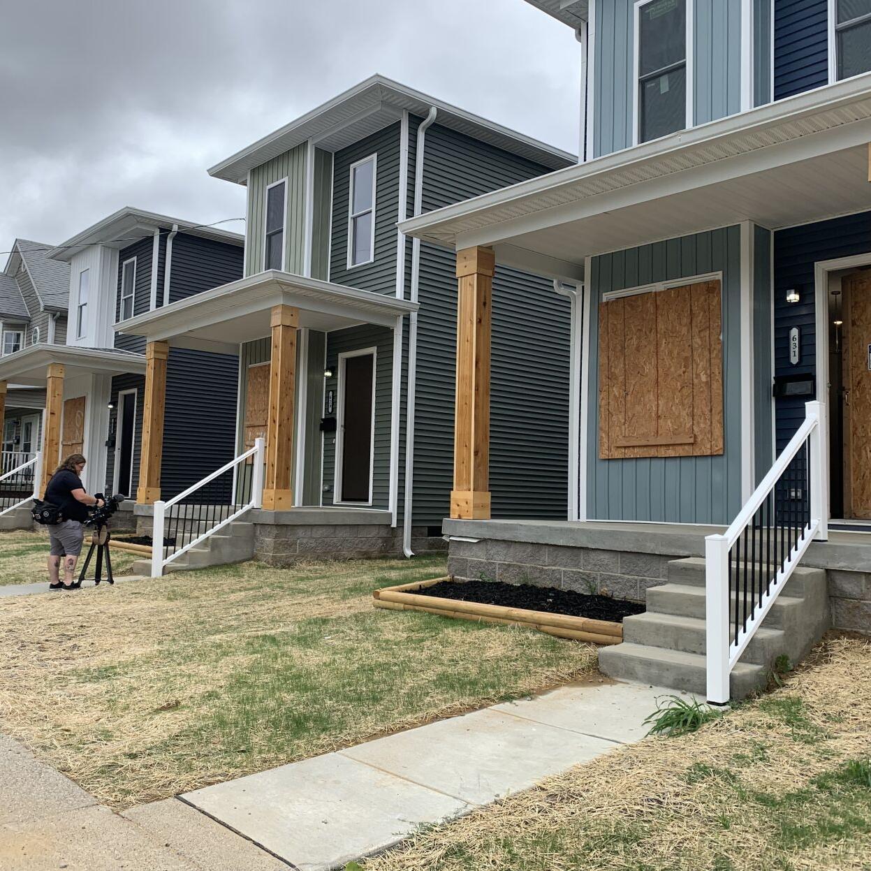 Affordable housing built by REBOUND, Inc. in Louisville's Russell neighborhood